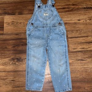 Oshkosh Toddler Heart Overalls